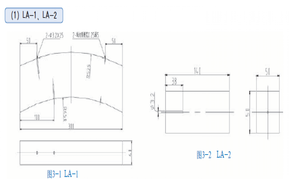 LA-1，LA-2試塊 鐵道機(jī)車進(jìn)口輪箍、整體輾鋼輪輞超聲波探傷試塊